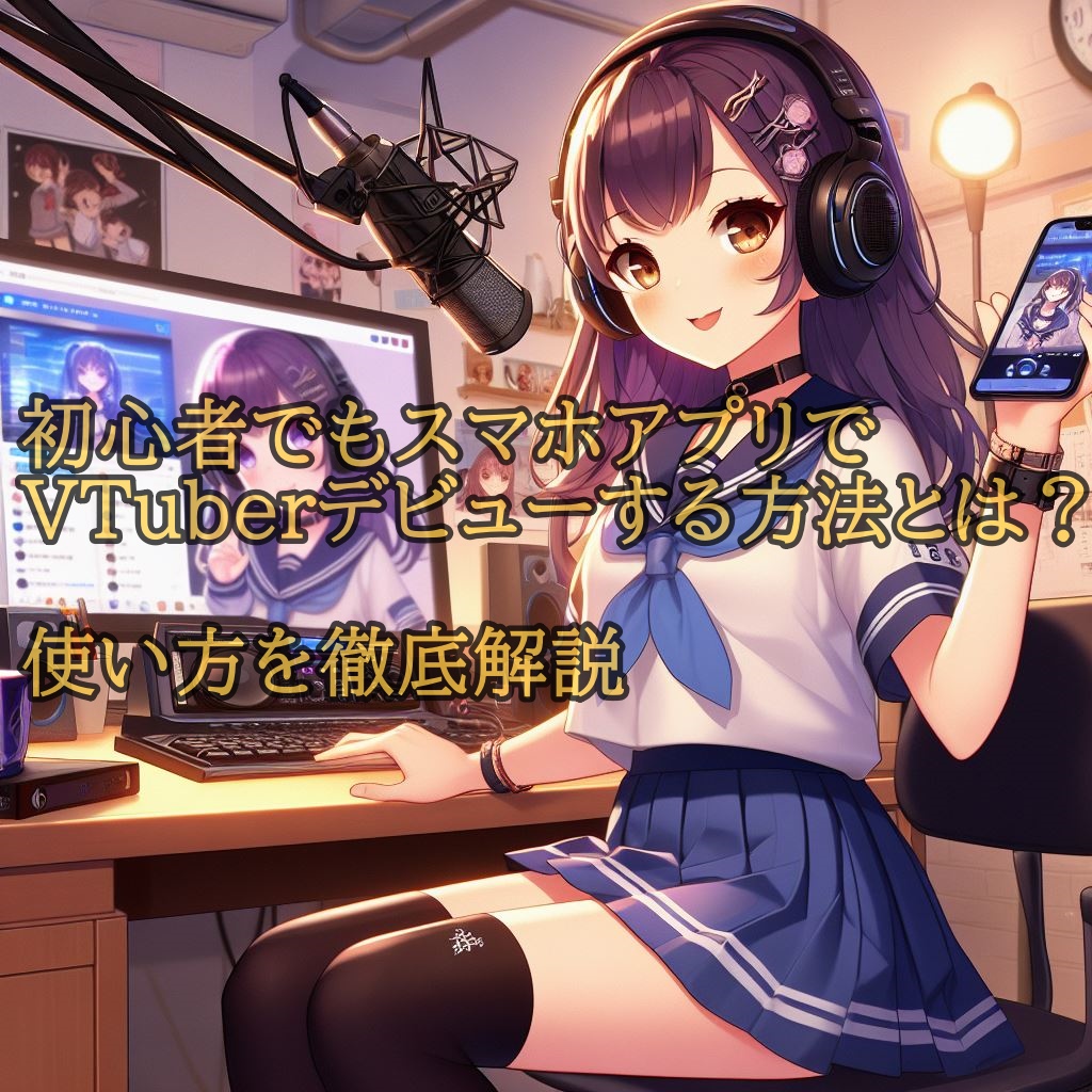 初心者でもスマホアプリでVTUBERデビュー